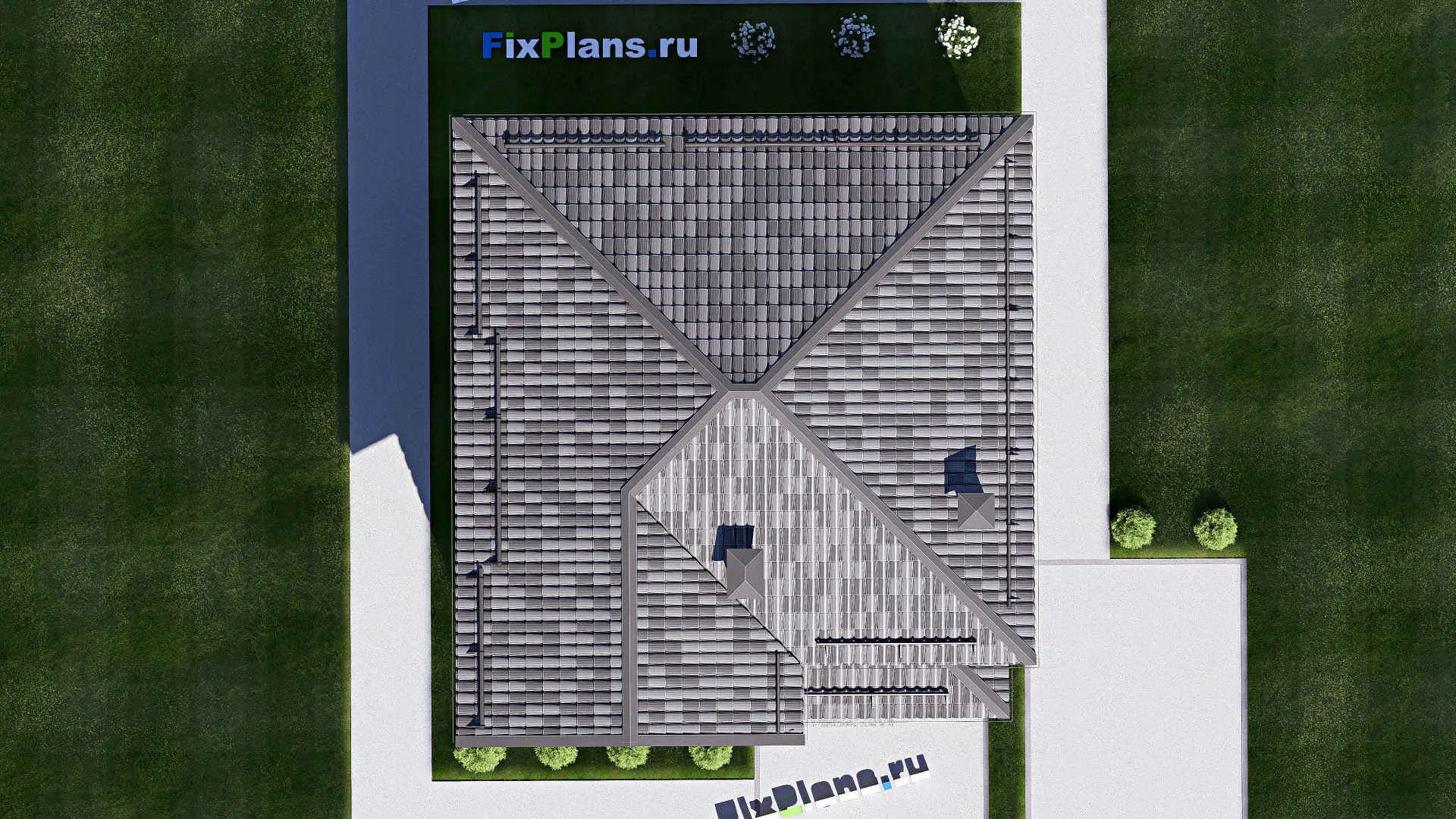 F-17684 - Проект двухэтажного дома 10 на 11, площадью 130 м² с 4 спальнями